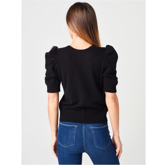 FRAME Women’s Frankie 100% Cashmere Sweater in Black Size XS - Picture 3 of 14